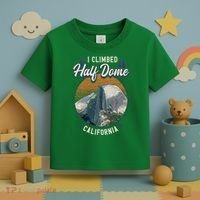 Half Dome Climbers Tees I Climbed Half Dome California Toddler T-Shirt thumb 3