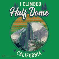 Half Dome Climbers Tees I Climbed Half Dome California Women's T-Shirt thumb 6