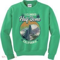 Half Dome Climbers Tees I Climbed Half Dome California Kids Sweatshirt thumb 0
