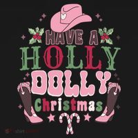 Holly Dolly Christmas Country Music Christmas Dolly Christmas T-Shirt thumb 7