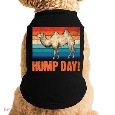 Hump Day Camel Vintage Retro Funny Gift Doggie Tank