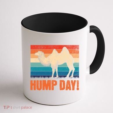 Hump Day Camel Vintage Retro Funny Gift Coffee Mug back