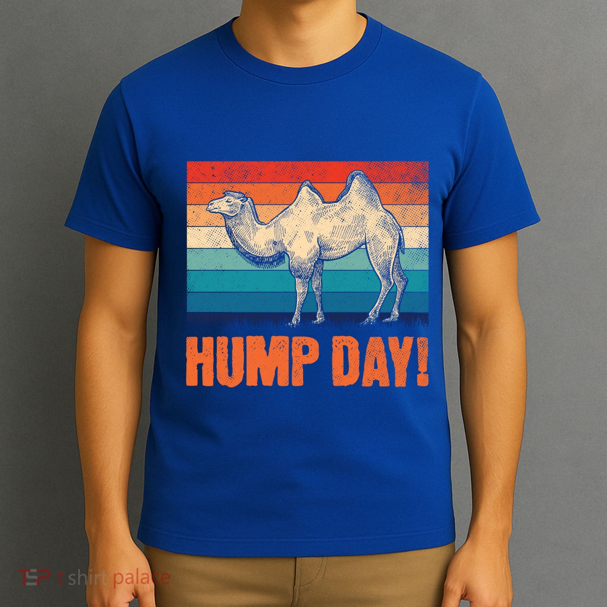 Hump Day Camel Vintage Retro Funny Gift T-Shirt