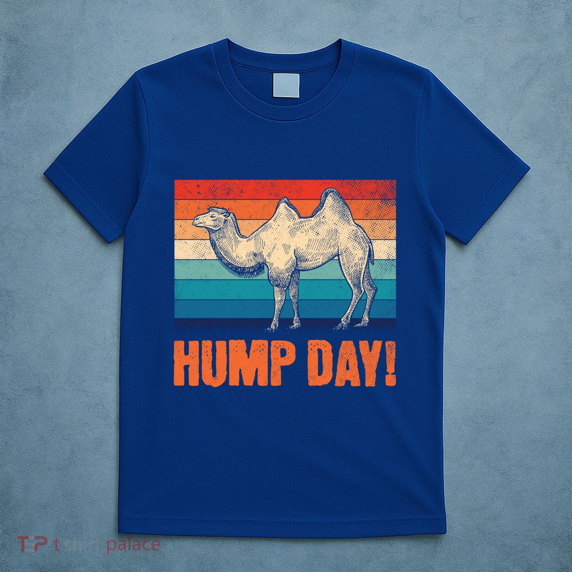 Hump Day Camel Vintage Retro Funny Gift T-Shirt