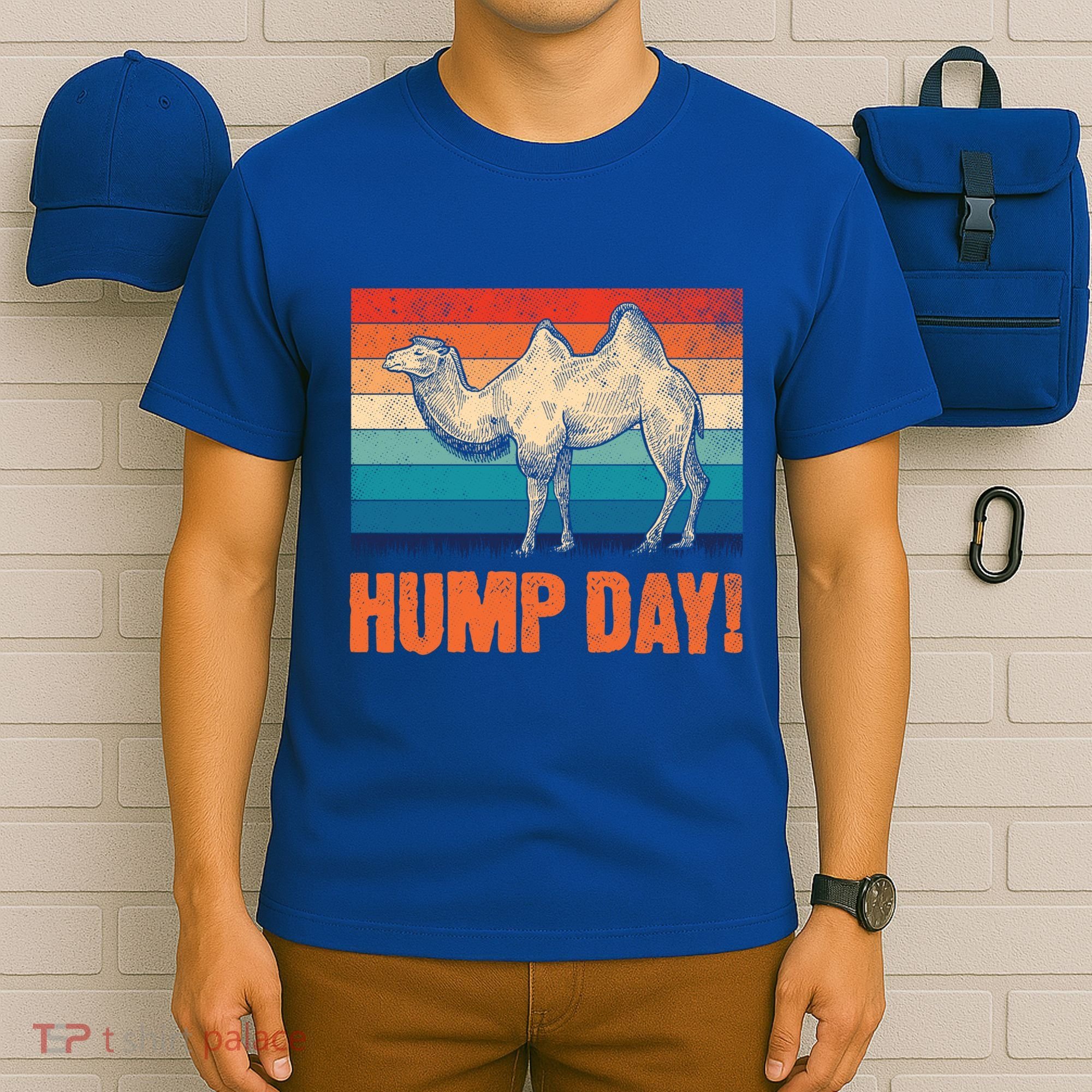 Hump Day Camel Vintage Retro Funny Gift T-Shirt