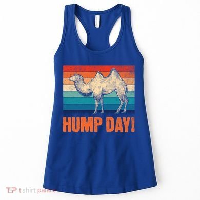 Hump Day Camel Vintage Retro Funny Gift Women's Tank Top