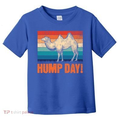 Hump Day Camel Vintage Retro Funny Gift Toddler T-Shirt
