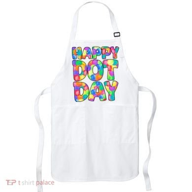 Happy Dot Day Colorful Fun Apron