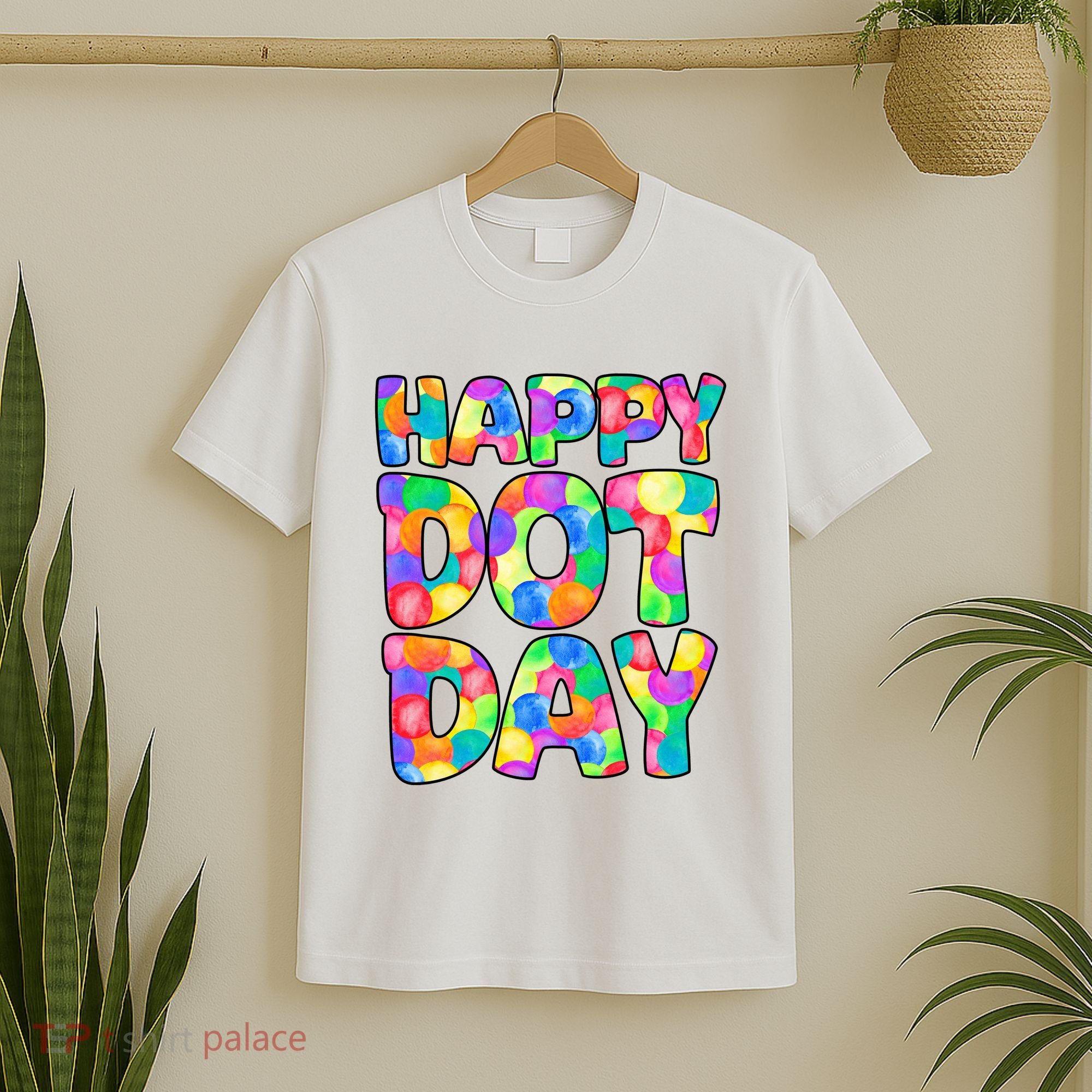 Happy Dot Day Colorful Fun T-Shirt