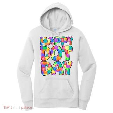 Happy Dot Day Colorful Fun Women's Hoodie