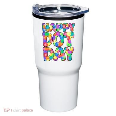Happy Dot Day Colorful Fun Tumbler