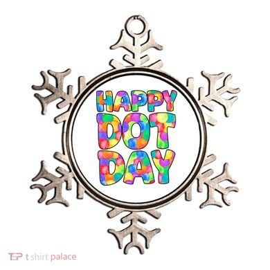 Happy Dot Day Colorful Fun Ornament
