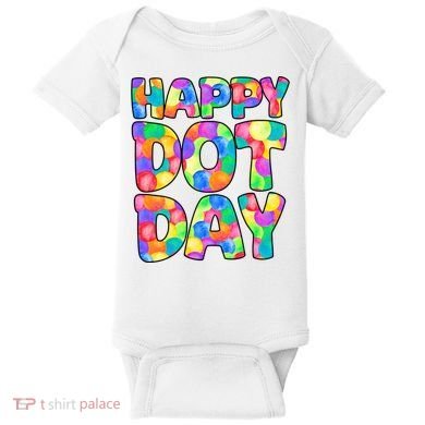 Happy Dot Day Colorful Fun Baby Bodysuit
