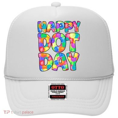 Happy Dot Day Colorful Fun Hat