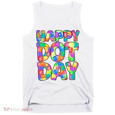 Happy Dot Day Colorful Fun Tank Top