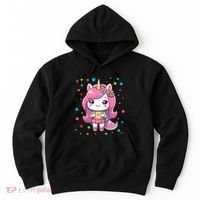 Happy Dot Day Unicorn Dots For Girl Hoodie thumb 0