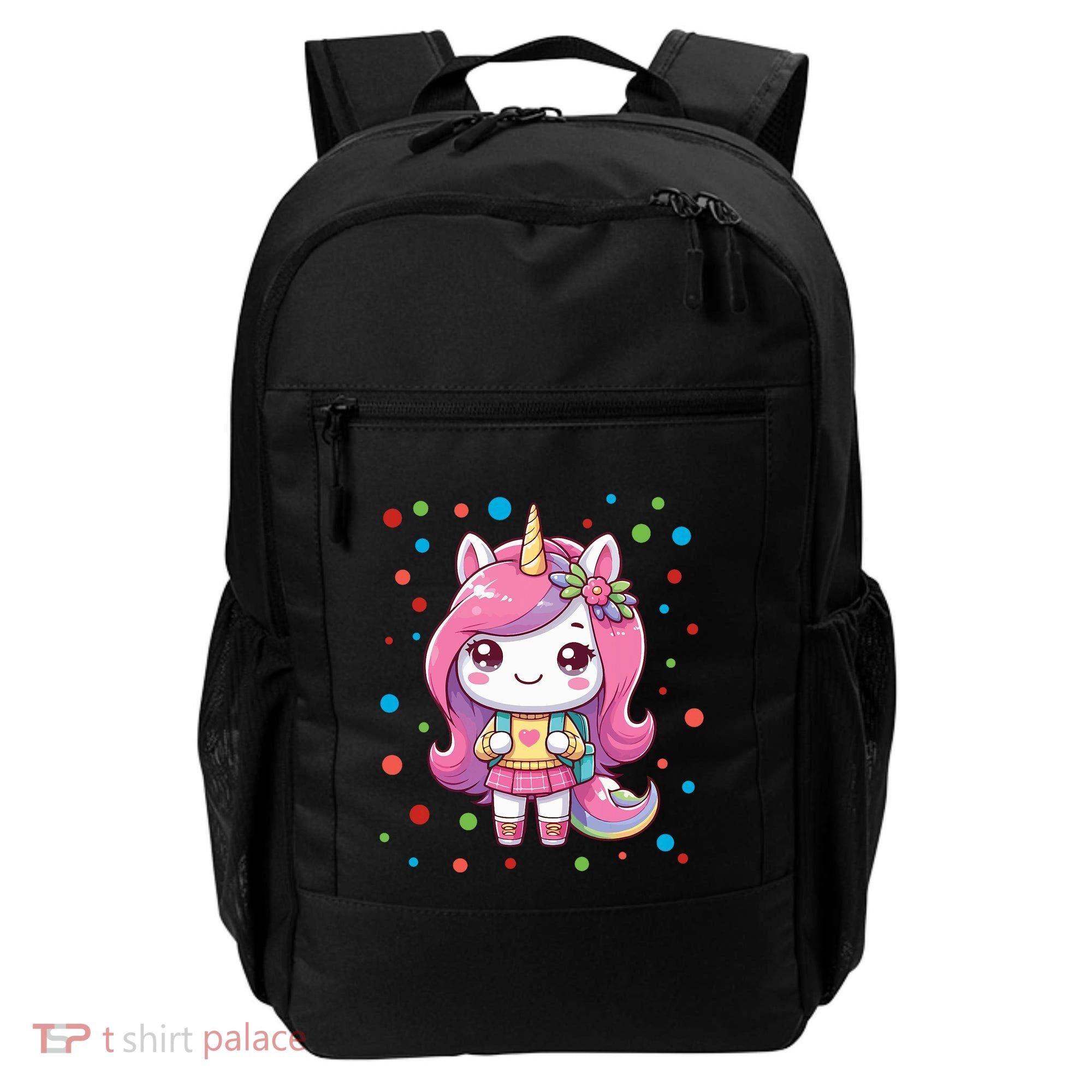 Happy Dot Day Unicorn Dots For Girl Backpack