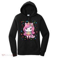 Happy Dot Day Unicorn Dots For Girl Women's Hoodie thumb 0