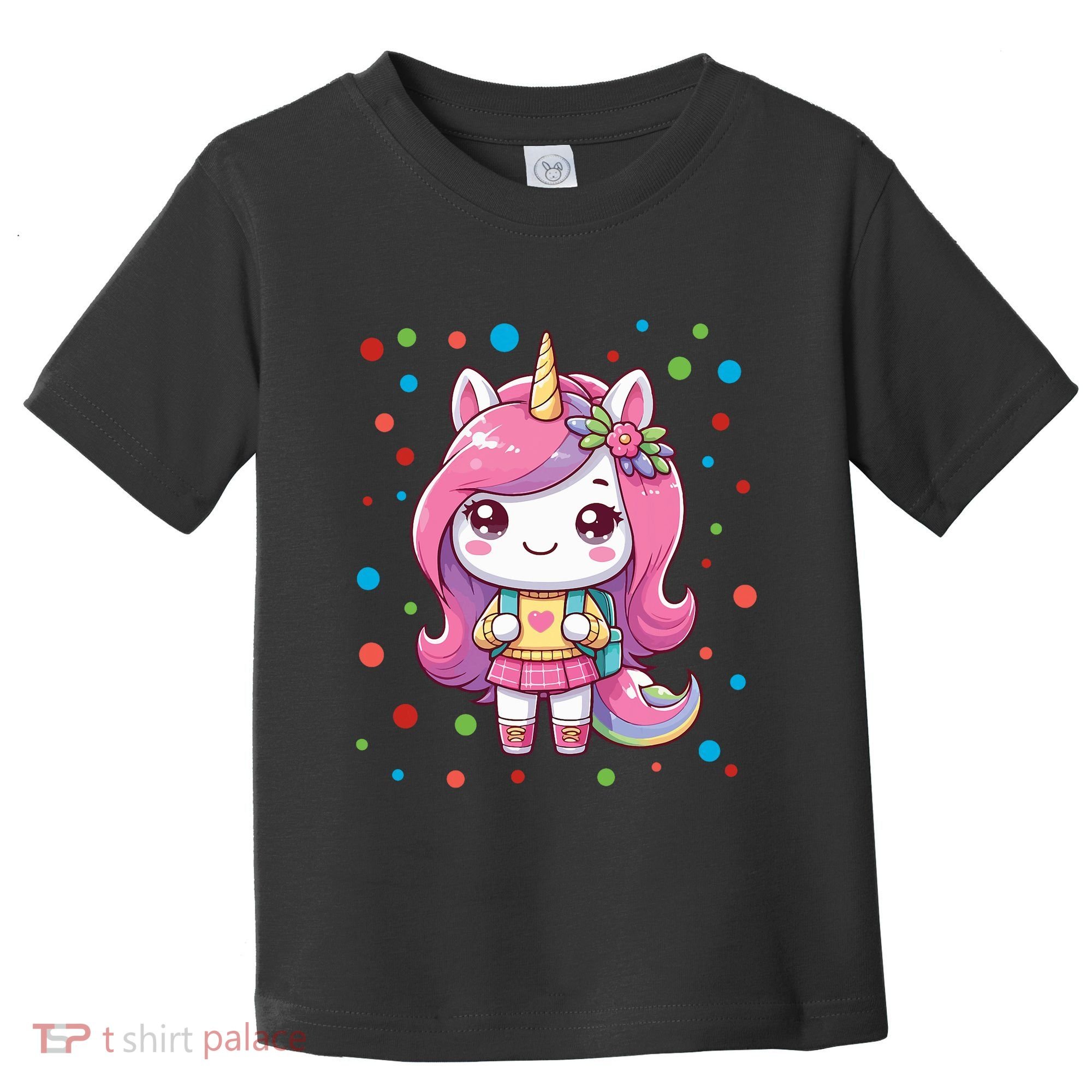 Happy Dot Day Unicorn Dots For Girl Toddler T-Shirt