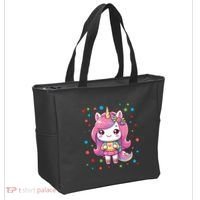 Happy Dot Day Unicorn Dots For Girl Tote Bag thumb 2