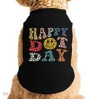 Happy Dot Day Shirts For Teacher Smile Face Doggie Tank thumb 0