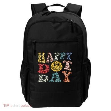 Happy Dot Day Shirts For Teacher Smile Face Backpack