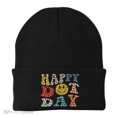 Happy Dot Day Shirts For Teacher Smile Face Beanie