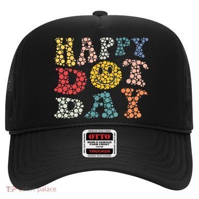 Happy Dot Day Shirts For Teacher Smile Face Hat