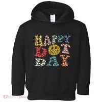 Happy Dot Day Shirts For Teacher Smile Face Toddler Hoodie thumb 0
