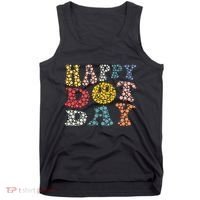 Happy Dot Day Shirts For Teacher Smile Face Tank Top thumb 0