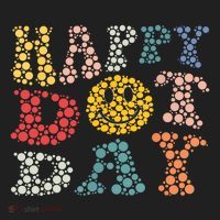 Happy Dot Day Shirts For Teacher Smile Face Golf Towel thumb 3