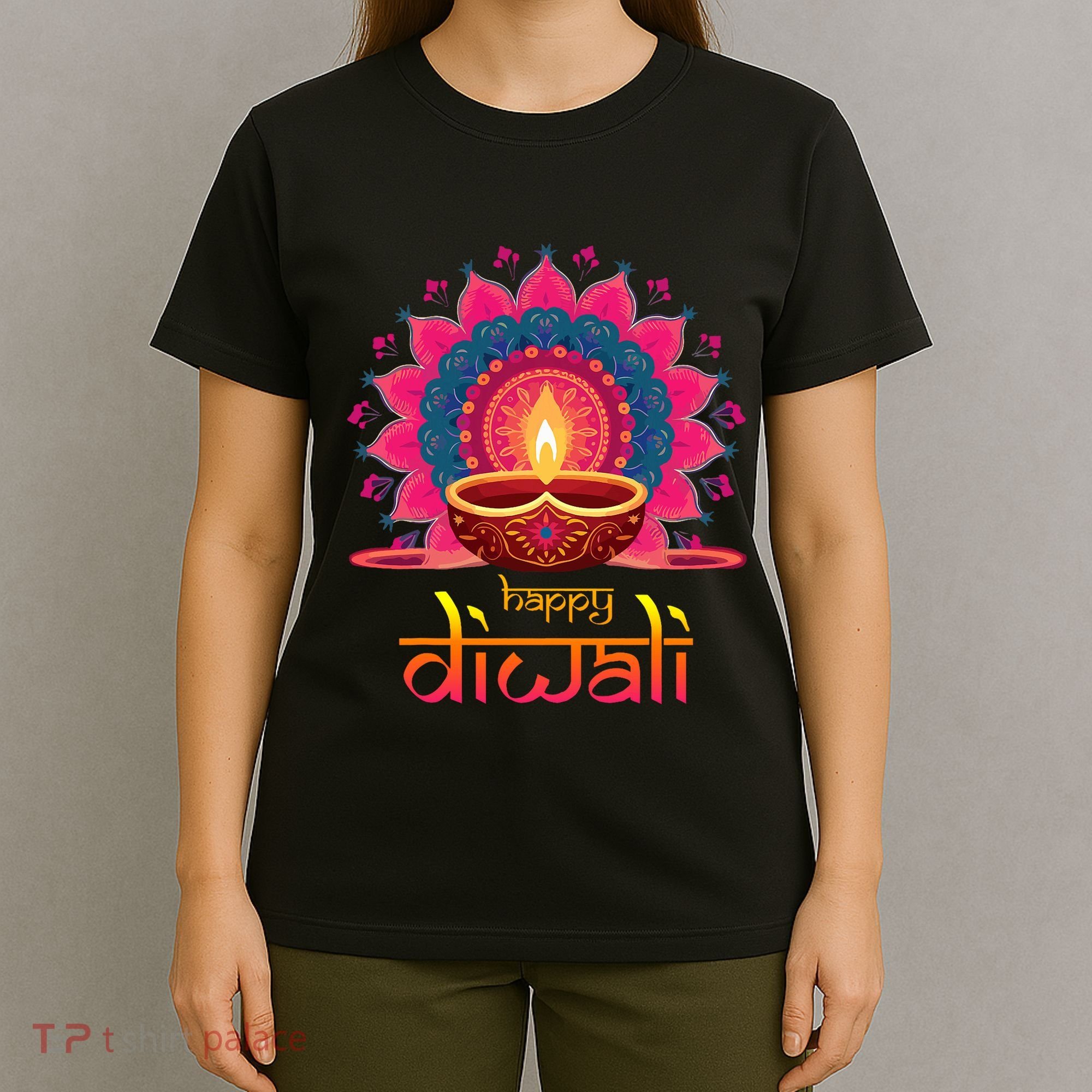 Happy Diwali Deepavali Hindu Indian Festival Of Lights T-Shirt