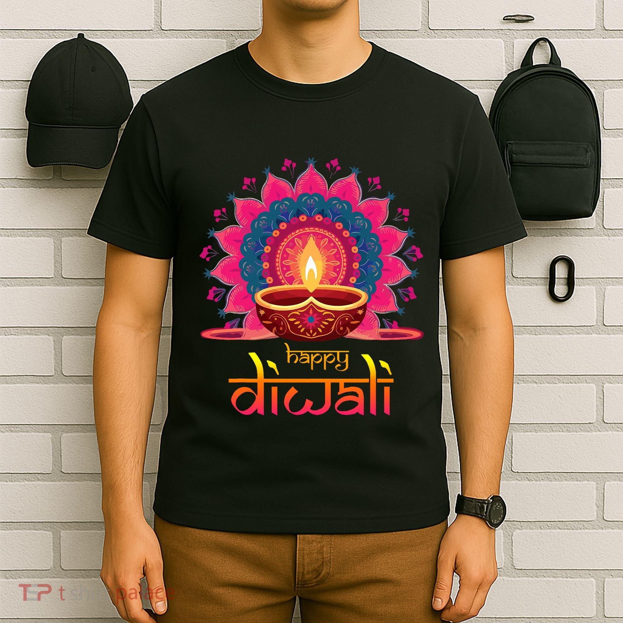 Happy Diwali Deepavali Hindu Indian Festival Of Lights T-Shirt