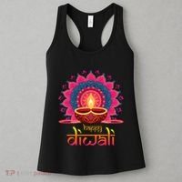 Happy Diwali Deepavali Hindu Indian Festival Of Lights Women's Tank Top thumb 3