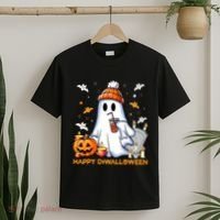 Happy Diwalloween Diwali Halloween Indian Hindu Festival T-Shirt thumb 2