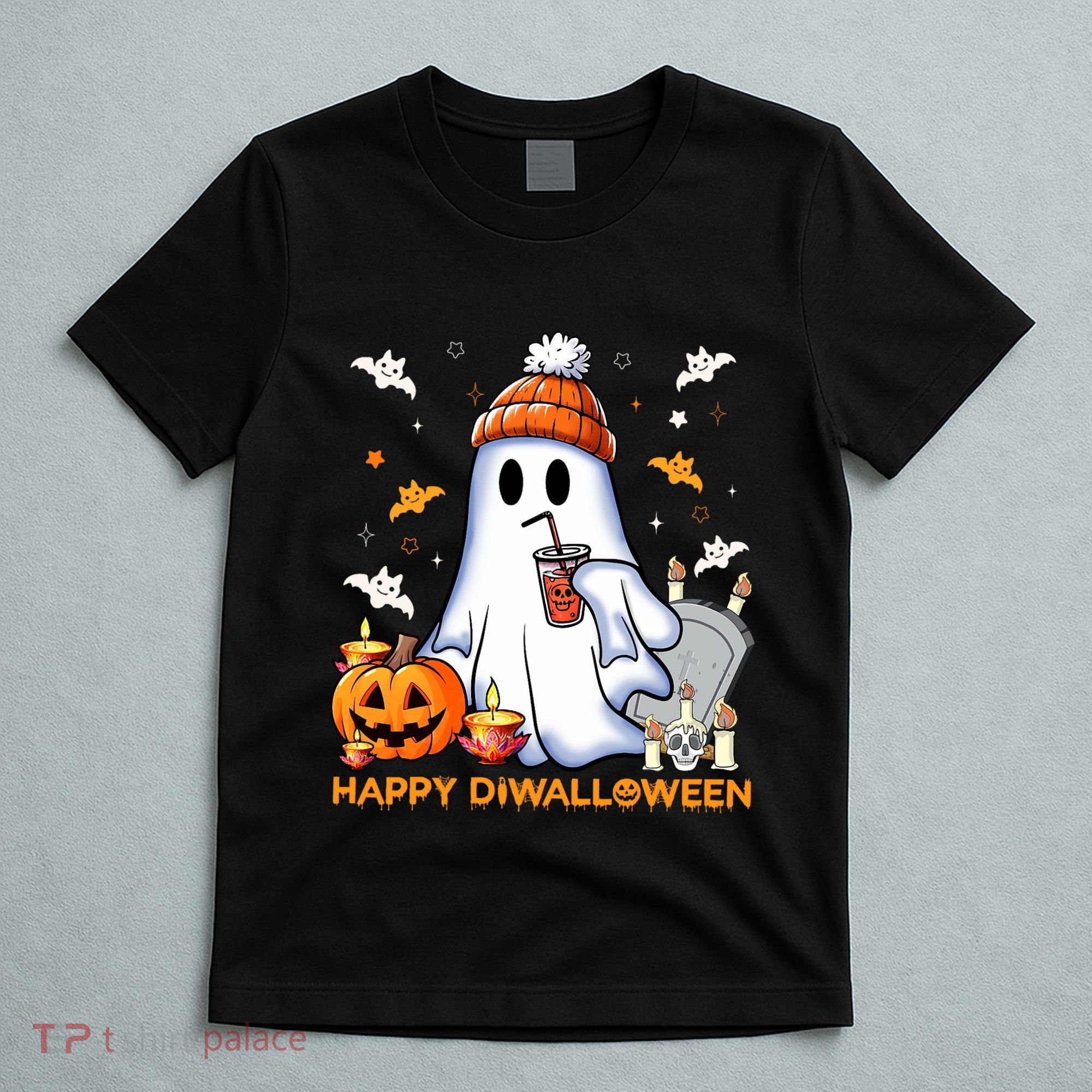 Happy Diwalloween Diwali Halloween Indian Hindu Festival T-Shirt
