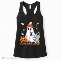 Happy Diwalloween Diwali Halloween Indian Hindu Festival Women's Tank Top thumb 0