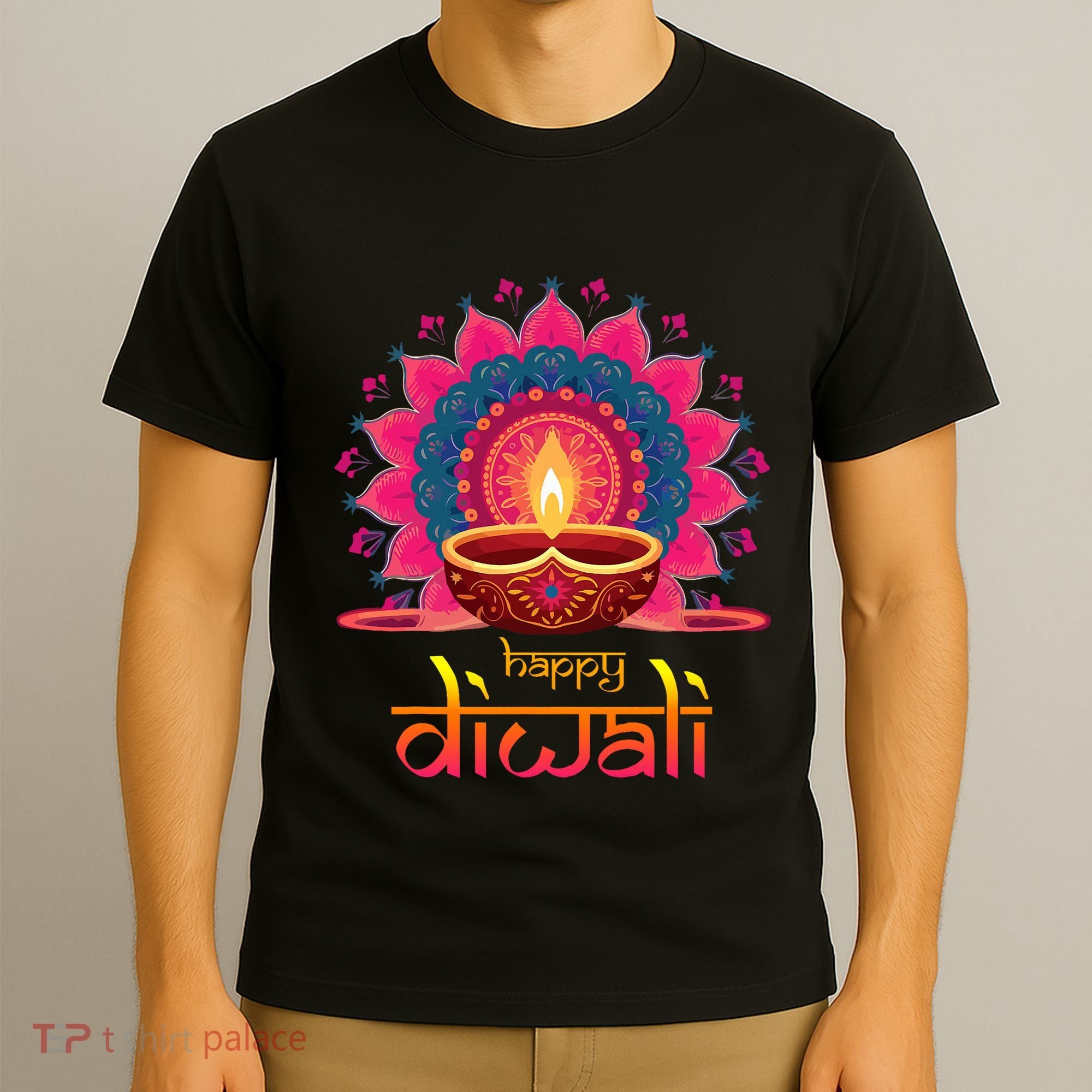 Happy Diwali Deepavali Hindu Indian Festival Of Lights T-Shirt