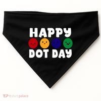 Happy Dot Day USA-Made Doggie Bandana thumb 0