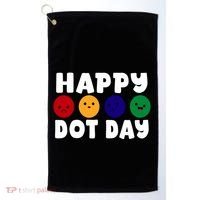 Happy Dot Day Golf Towel thumb 0