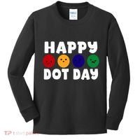 Happy Dot Day Kids Long Sleeve Shirt thumb 0