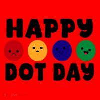 Happy Dot Day Santa Hat thumb 1