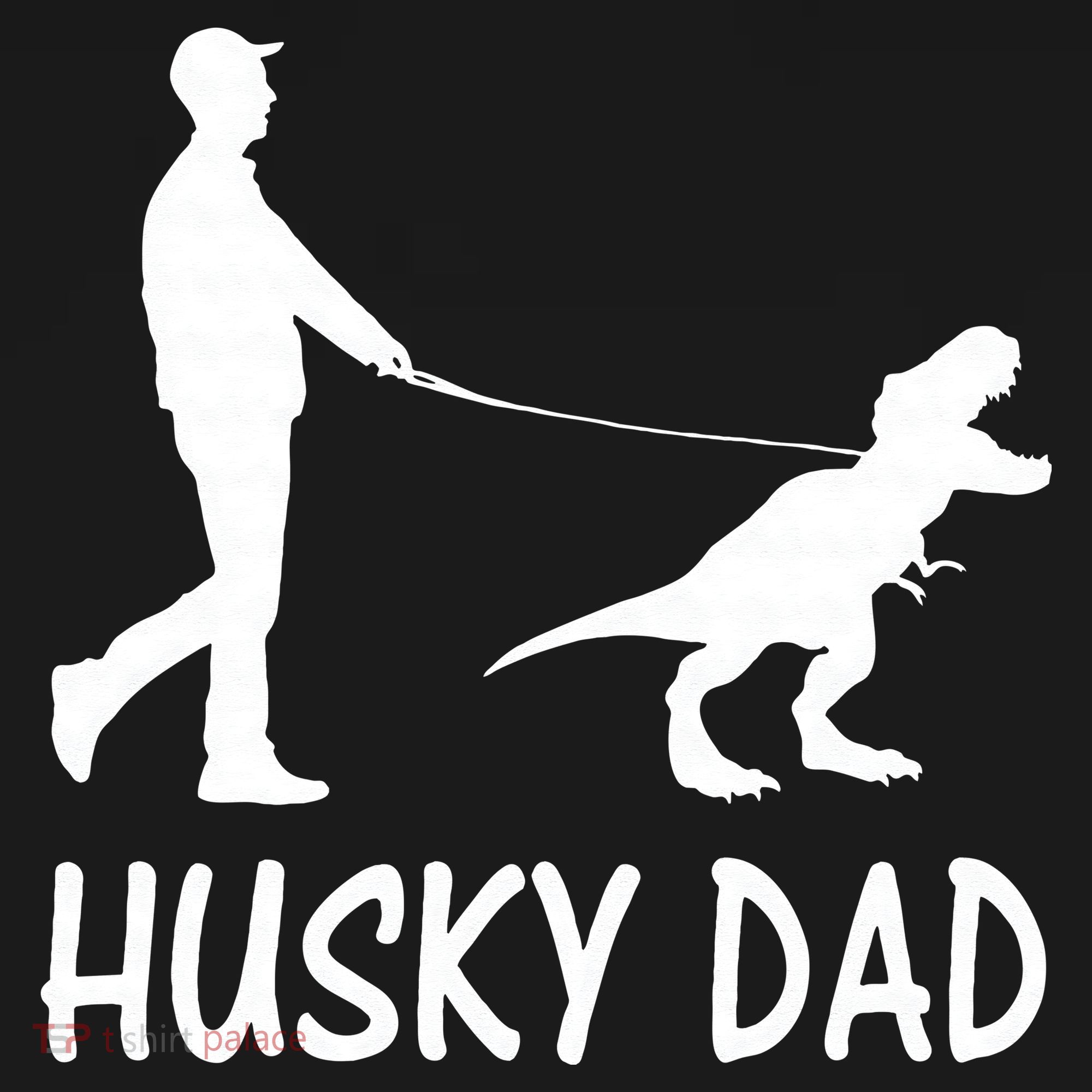Husky Dad Dinosaur Siberian Husky Dog Owner Funny Father Day Coaster