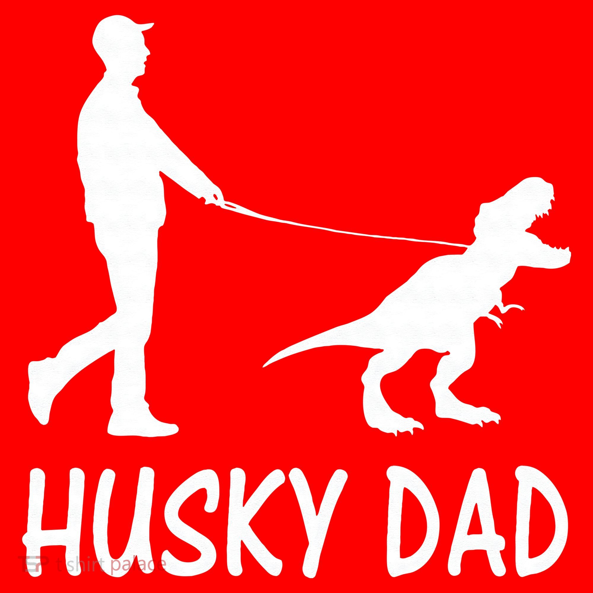Husky Dad Dinosaur Siberian Husky Dog Owner Funny Father Day Santa Hat