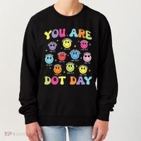 Happy Dot Day Teacher Smile Face Women's Sweatshirt thumb 0