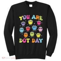 Happy Dot Day Teacher Smile Face Sweatshirt thumb 0
