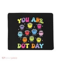 Happy Dot Day Teacher Smile Face Mousepad thumb 0