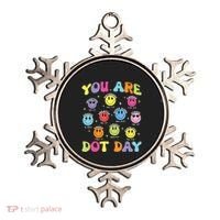 Happy Dot Day Teacher Smile Face Ornament thumb 0