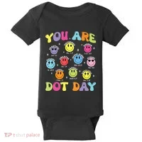 Happy Dot Day Teacher Smile Face Baby Bodysuit thumb 0
