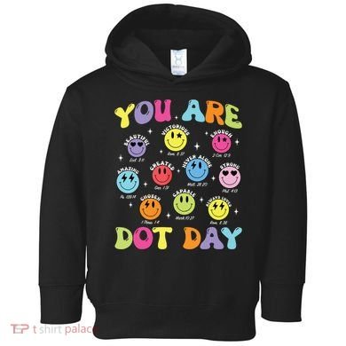 Happy Dot Day Teacher Smile Face Toddler Hoodie